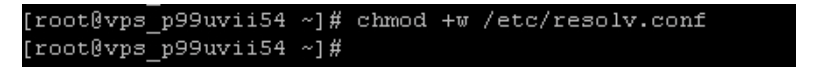 云服务器修改DNS配置文件resolv.conf权限Operation not permitted