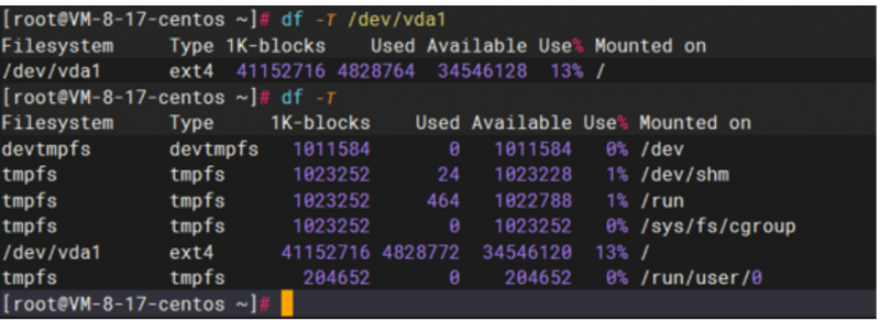 Linux查看分区文件系统类型的方法总结-小浪云