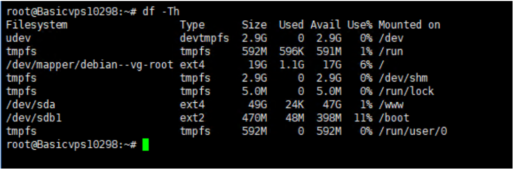 在LINUX-Debian系统下挂载新硬盘的方法